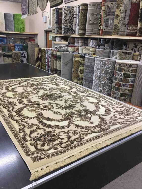 Ковер Modena 2х2,9 J125A  SCHENILLE CREAM STAN