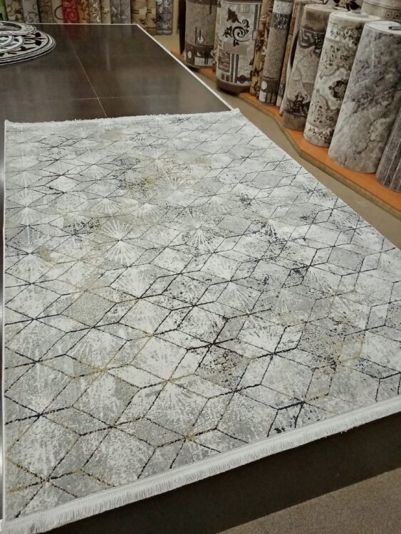 Ковер RUBIN 1,6х2,3  B144A WHITE \ BEIGE STAN