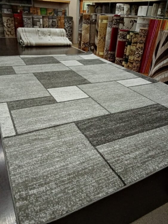 Ковер FRESCO 1,6x3 36663X SILVER / SILVER STAN