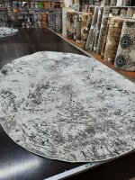 Ковер VELVET 1,6х2,3  10166A GREY OVAL