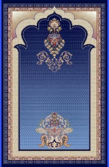 Ковер Isfahan 0,75х1,25 00621 BLUE \ CREM STAN