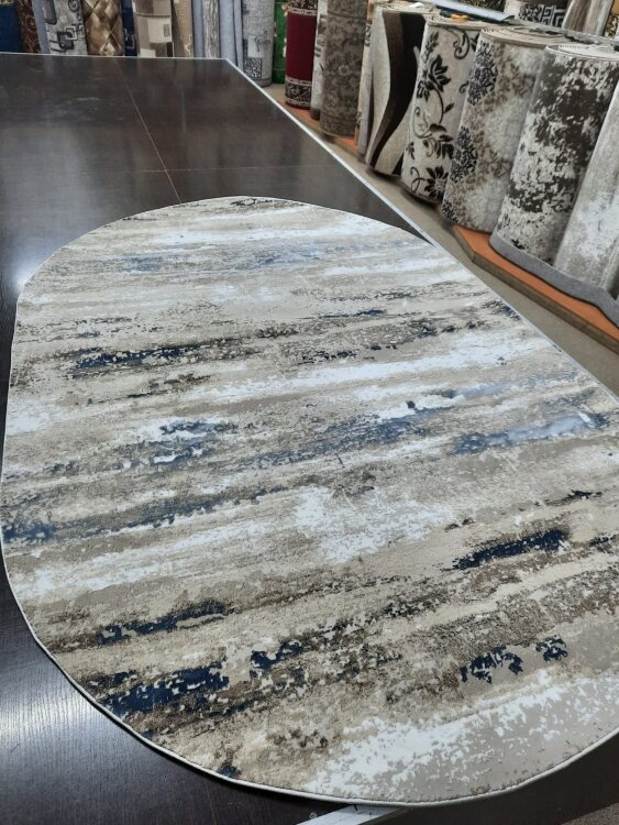 Ковер VELVET  1,6х2,3  25069A BLUE OVAL