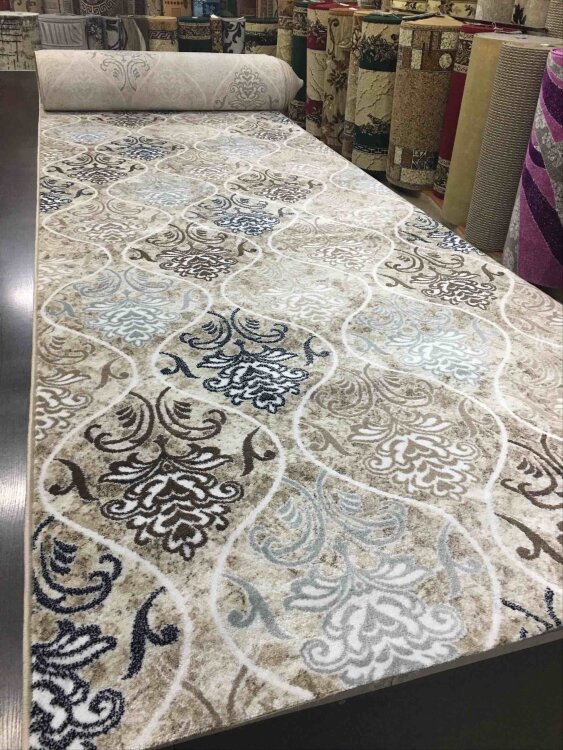 Дорожка VALENCIA DELUXE 1,5 м d310 CREAM / BROWN