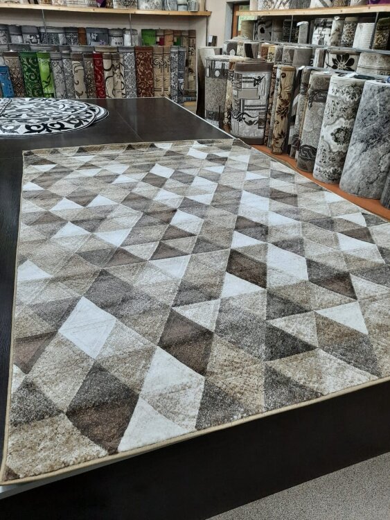 Ковер Matrix 2х2,9 D578 BEIGE ПРЯМОЙ