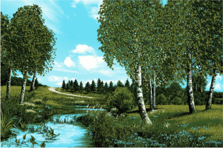 Ковер Родные Просторы 1,5х2 0012 03 ПРЯМОЙ