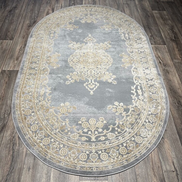 Ковер ALVITA  2х3  4433A  S.D.GREY-S.D.GREY  OVAL