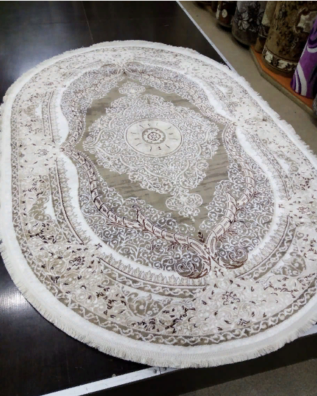 Ковер DECO 1,6х2,3 10137A BEIGE OVAL