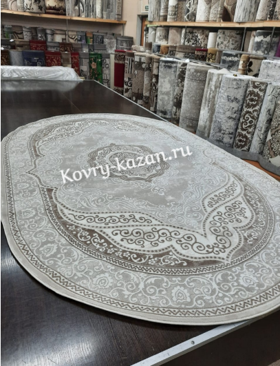 Ковер Rimma Lux	 0,8х1,5  36868K  CREAM \ BEIGE  OVAL