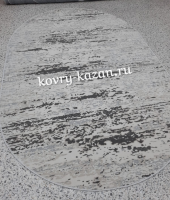 Ковер Rimma Lux 0,8х1,5  37441C GREY \ L.GREY OVAL