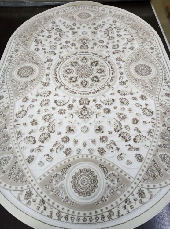 Ковер EFES 2х2,9 2068OC CREAM / CREAM OVAL