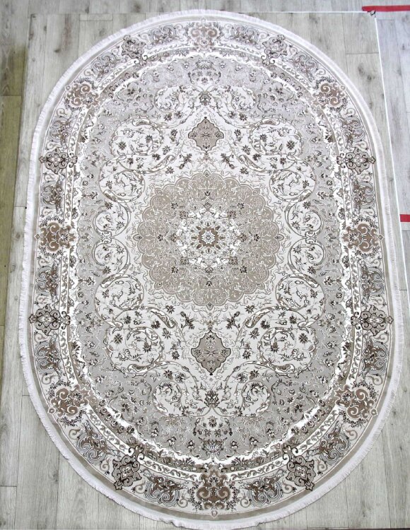 Ковер  AVANGARD 1,5х3  36980X BEIGE \ BEIGE OVAL