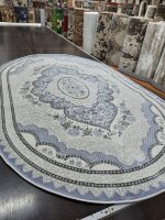 Ковер Rimma Lux 1,5х2,3  36888J  CREAM \ BLUE OVAL