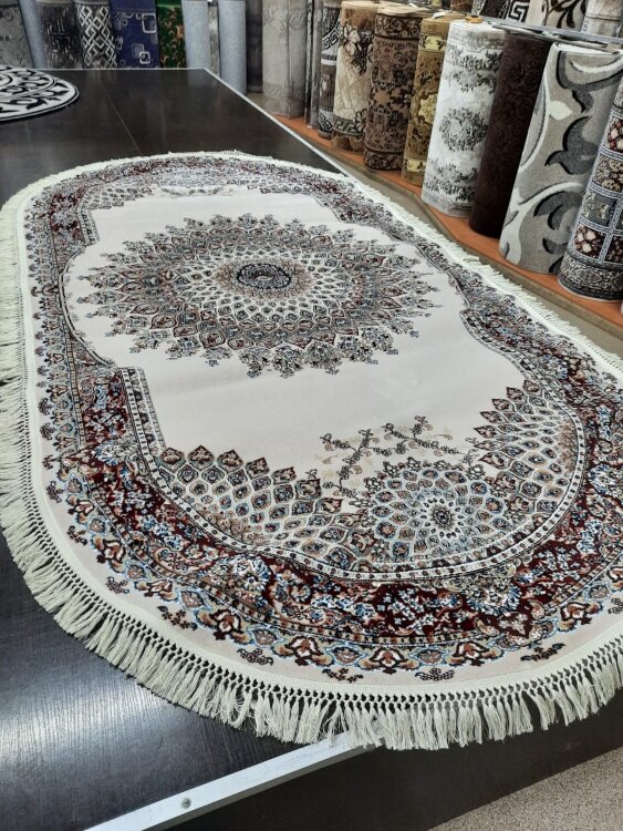Ковер VIP 1,5х3  7522 KEMIK \ BORDO OVAL