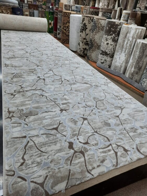 Дорожка Rimma Lux 1,5 м 39448X D.BEIGE \ BEIGE
