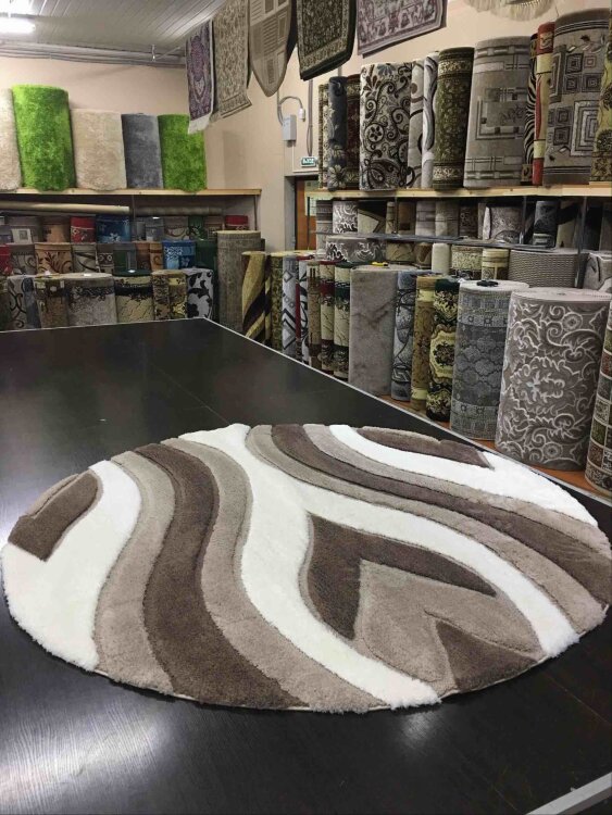 Ковер Messi 2х2  05494A BEIGE Круглый