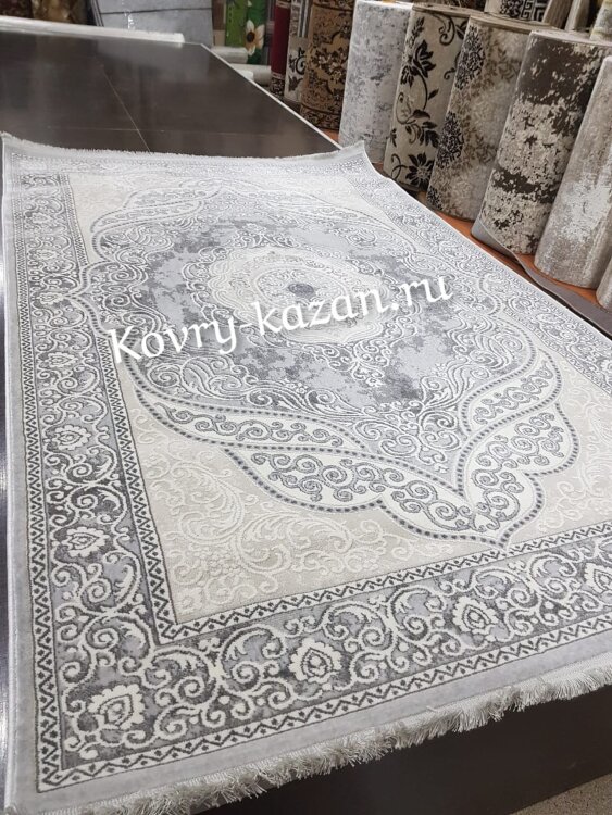 Ковер Rimma Lux 1,6х2,3  36868J  L.GREY \ GREY STAN