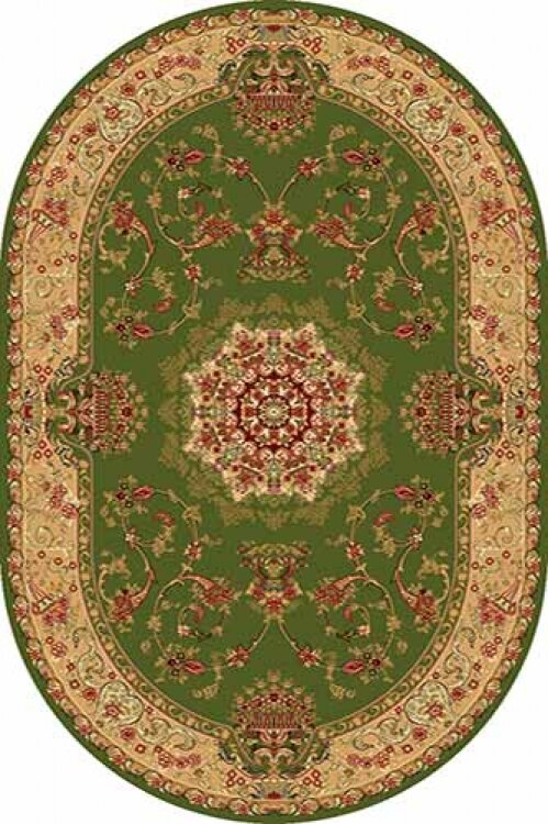 Ковер IZMIR 2x3 d037 GREEN OVAL