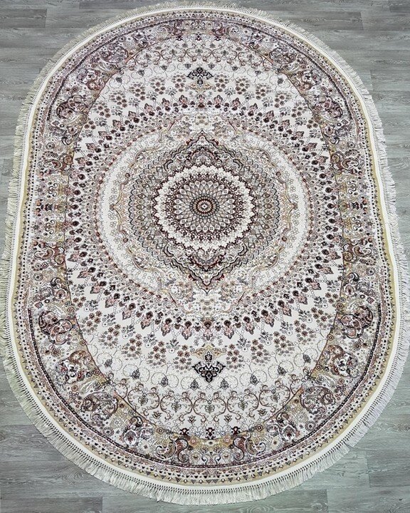 Ковер VIP 0,8х1,5 7507 KEMIK / BEIGE OVAL