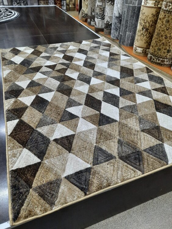 Ковер Matrix 1,6х2,3 D578 BEIGE ПРЯМОЙ