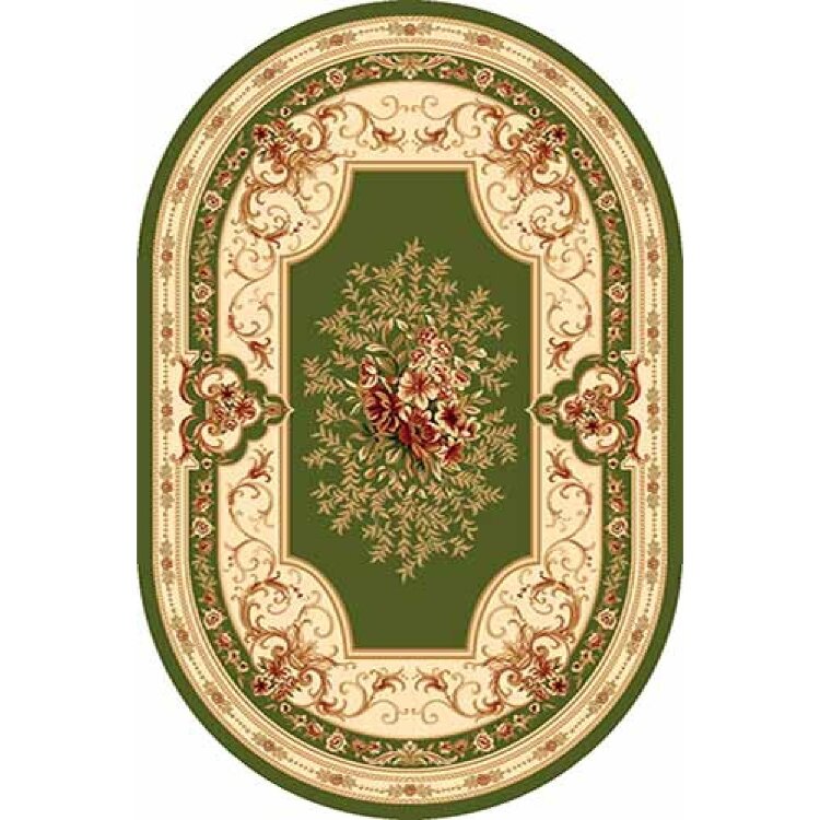 Ковер IZMIR 0,6x1,1 5446 GREEN OVAL