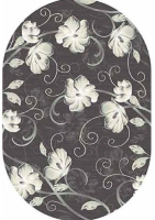 Ковер MEGA CARVING 2x4 1059 GRAY OVAL