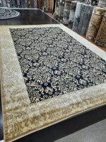 Ковер IZMIR 1,5х2,3 D716 BLACK-BEIGE STAN