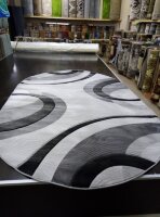 Ковер MEGA CARVING 1,6x2,3 4783 GRAY OVAL