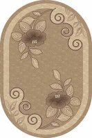 Ковер MEGA CARVING 1,5x4 4784 BEIGE OVAL