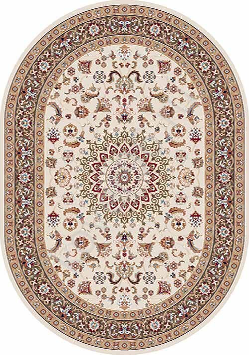 Ковер SHAHREZA 2х2,85 d210 CREAM-BROWN OVAL