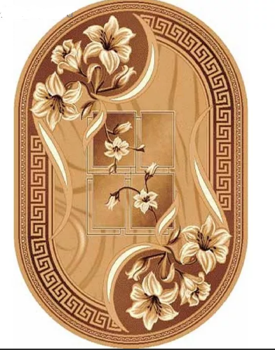 Ковер LAGUNA 2х3 d187 BEIGE OVAL