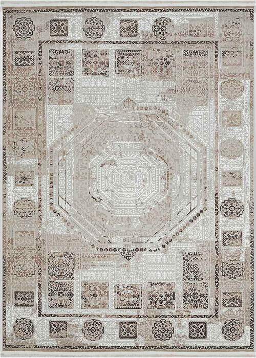 Ковер  Sanat Viscon 2х2,9 36921A BROWN \ BEIGE STAN
