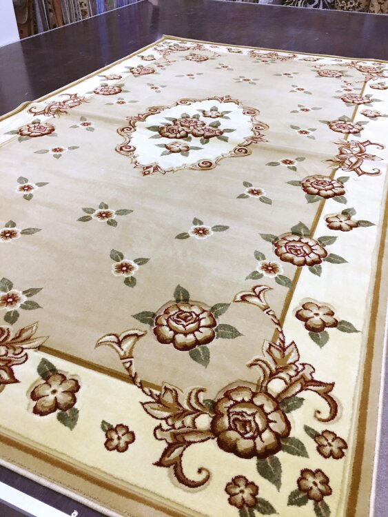 Ковер Kamea carving 2х3,5 d093 BEIGE STAN
