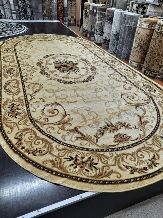 Ковер Olympos 2х4 d066 CREAM OVAL