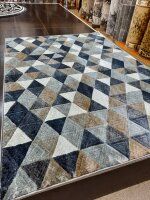 Ковер Matrix  1,6х2,3  D578 GRAY-BLUE ПРЯМОЙ