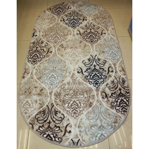 Ковер Valencia deluxe 2х4 d310 CREAM-BROWN OVAL