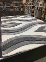 Ковер Messi 2х3 05494A WHITE L.GREY STAN