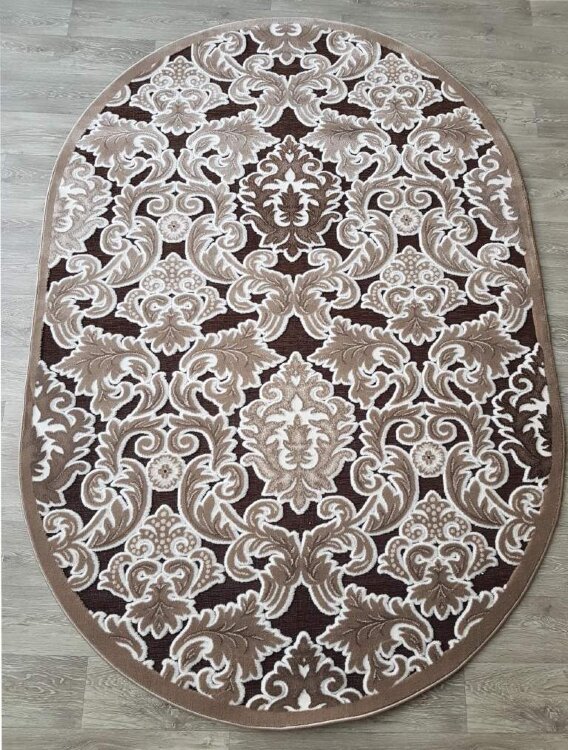 Ковер EVEREST 1,6x4 3503KA D.BEIGE / D.BEIGE OVAL