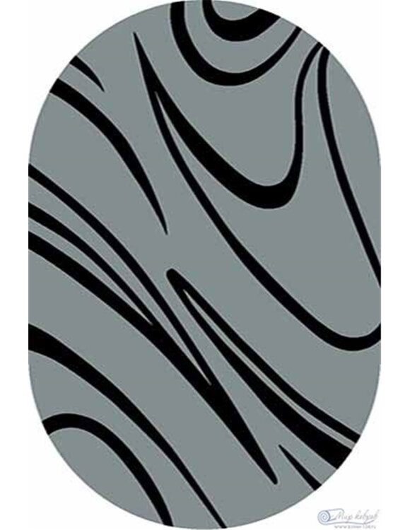 Ковер VISION DELUXE 2х4 v804 GRAY OVAL