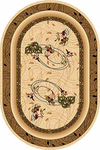 Ковер VALENCIA 1,5х3 d100 CREAM OVAL