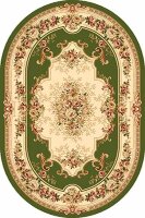Ковер VALENCIA 1,5х4 4015 GREEN OVAL