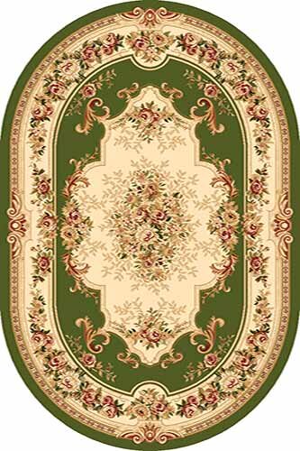 Ковер VALENCIA 1,5х4 4015 GREEN OVAL