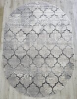 Ковер AMATIS 1,5х2,3  36557A GREY / GREY OVAL