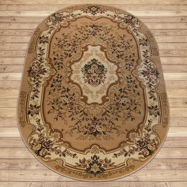 Ковер VALENCIA 4х5 d017 BEIGE OVAL