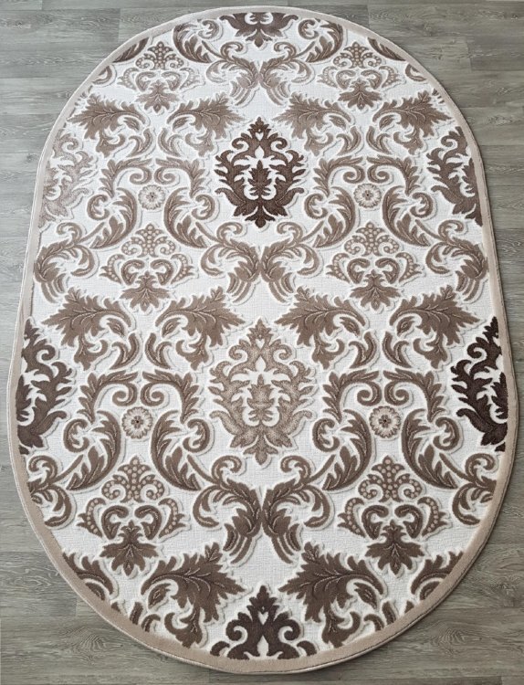 Ковер EVEREST 1,6x3 3503OA BEIGE / BEIGE OVAL