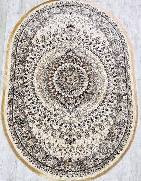 Ковер RUBIN 1,5x2,3 20058A CREAM / CREAM OVAL