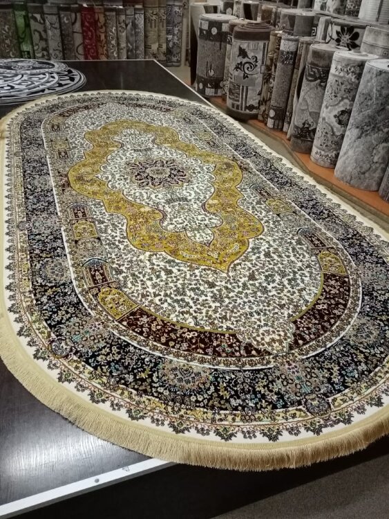 Ковер RUBIN 1,5x2,3 20221B L.CREAM / L.CREAM OVAL