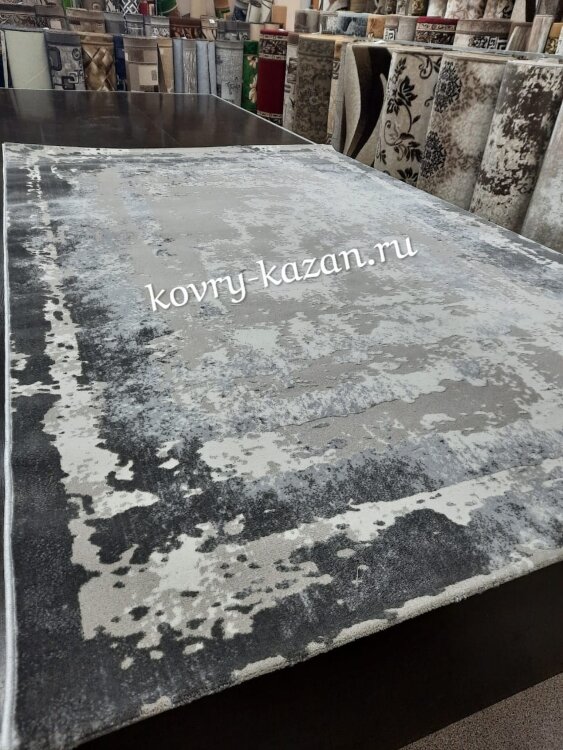 Дорожка Rimma Lux 1 м  36897J  L.GREY \ GREY