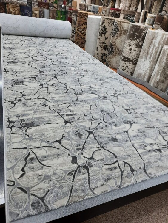 Дорожка Rimma Lux 1,2 м 39448X  GREY \ L.GREY