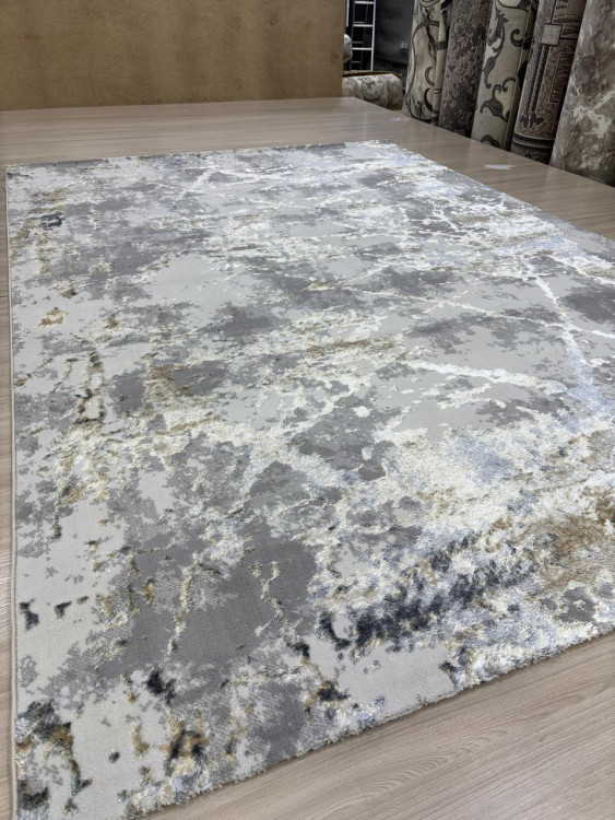 Ковер Olimpos 2x2,9 38894A GREY FLS \ BEIGE FLS STAN