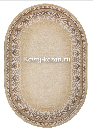 Ковер AVANGARDE 1,6х2,3  3433D BEIGE / CREAM OVAL